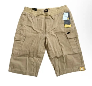 Lee Boys Size XL Khaki Cargo Shorts Beige Relaxed Fit New - Picture 1 of 3