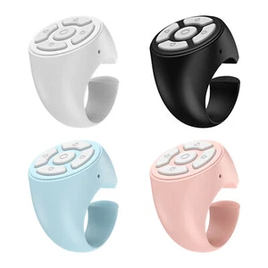 Bluetooth Ring Remote Control Fingertip Selfie Video Controller Automatic Turner - Picture 1 of 14