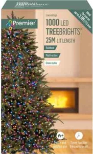 1000 Rainbow LED Multi-Action Premier Tree Brights Christmas Tree Lights - Picture 1 of 1