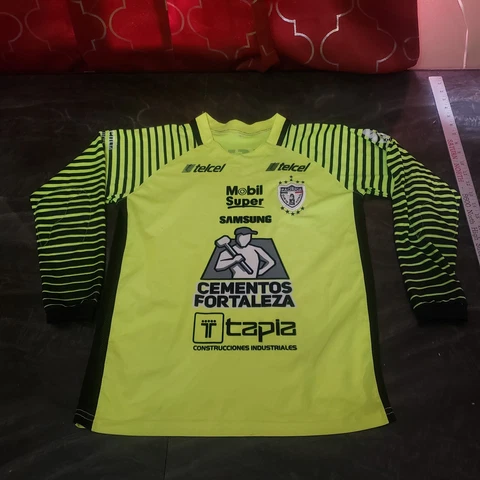 Pachuca Soccer Jersey Long Sleeve Club De Futbol Men's Size Medium Telcel Corona Cover