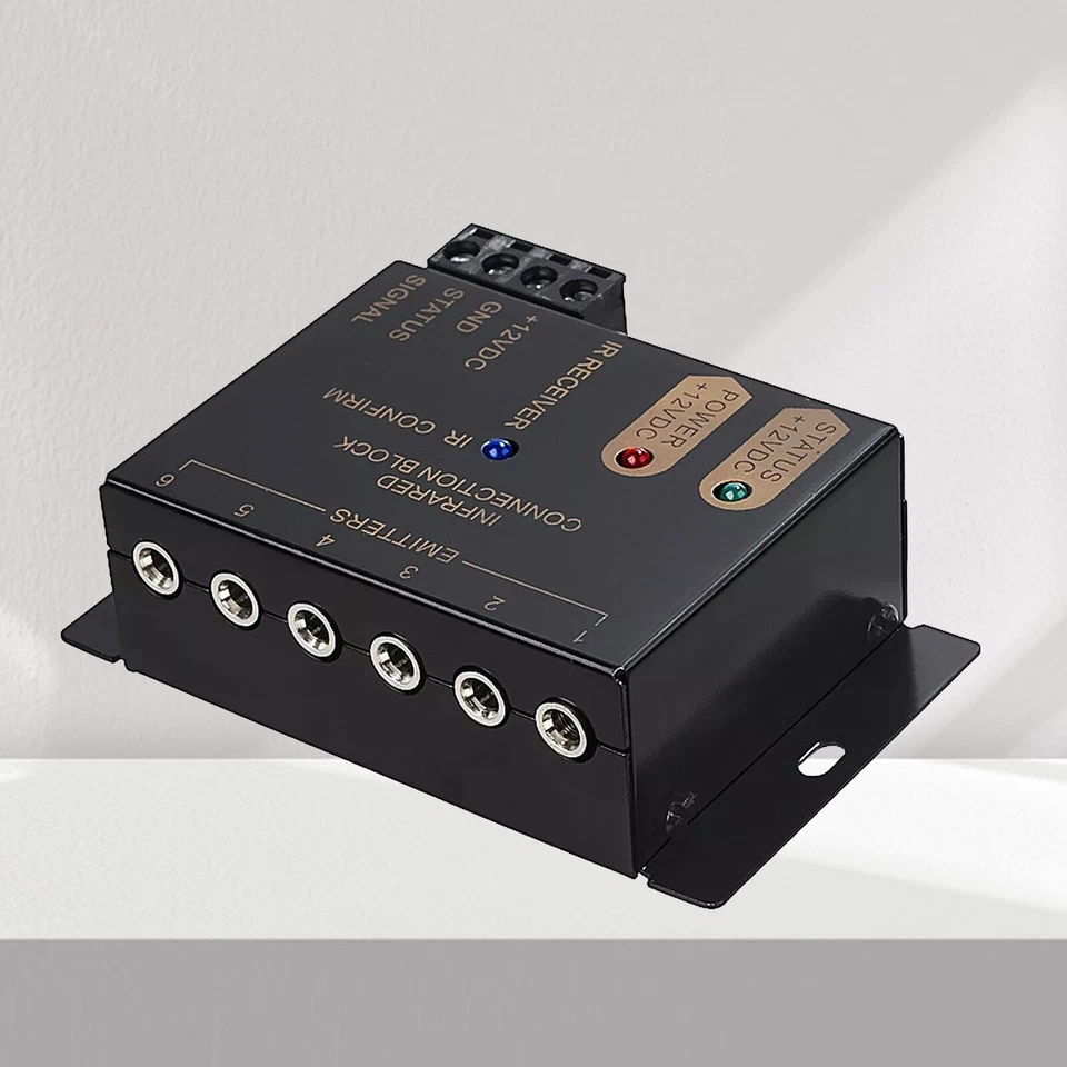 Infrared Remote Control Repeater Hidden IR Extender Emitter Receiver System Kit - Image 1 of 4