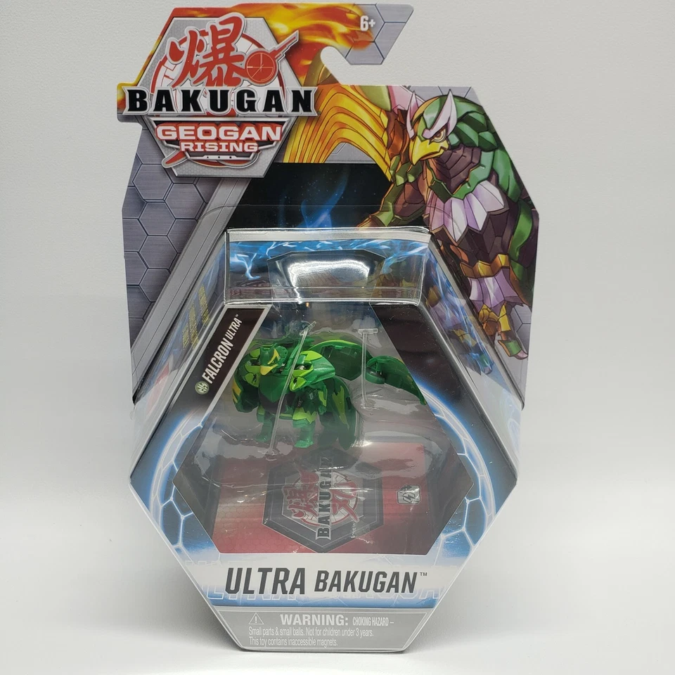 Bakugan GEOGAN Rising Ventus Ultra Falcron 2 Bakucores & 3 Cards