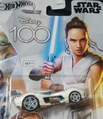 Coches Personajes Disney Hot Wheels Star Wars "Rey" 100 Aniversario  Foto 1 de 4