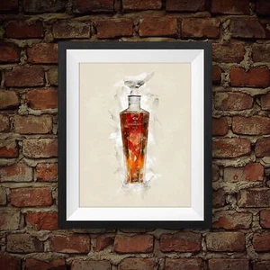 Macallan No. 6 Lalique Decanter Single Malt Scotch Whisky - Original Wall Decor - Picture 1 of 2