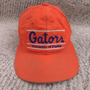 Vintage Florida Gators Hat Split Bar Orange Dome The Game Young An Script Cap - Picture 1 of 12