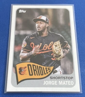 2023 Topps Archives 1965 Topps Design #103 Jorge Mateo Baltimore Orioles - Image 1 of 2