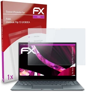 atFoliX Glass Protector voor Asus Zenbook Flip 13 UX363EA 9H Beschermend pantser - Afbeelding 1 van 5