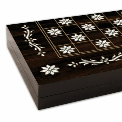 Pearlescent Coffee backgammon /Will be shipped via EXPRESS SHIPPING (1-3 day) - Image 1 of 3