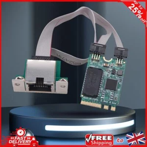 M.2 Gigabit Network Adapter 2.5G/1000/100Mbps M2 RJ45 Ethernet Adapter Mini PCIE - Picture 1 of 17