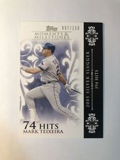 2008 Topps Moments and Milestones #123 Mark Teixeira /150