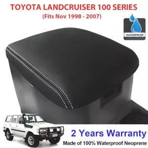 NEOPRENE CONSOLE LID COVER FITS TOYOTA LANDCRUISER 100 SERIES 1998 - 2007 - Picture 1 of 11