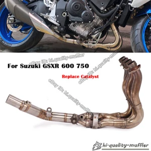 For 2008-1010 Suzuki GSXR 600 GSXR 750 Exhaust Middle Link Pipe Replace Catalyst - Picture 1 of 8
