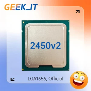 ✅Intel Xeon E5-2450v2 SR1A9 2.5GHz 8C / 16T 20MB 95W LGA1356 CPU E5 2450 V2 - Picture 1 of 3