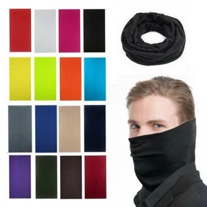 3x Seamless Bandana Face Covering Snood Scarf Neck Cover Biker Gaiter Tube SCH - Bild 1 von 3