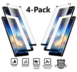 2x Fr Samsung Galaxy Note 9 S9/S8 Plus Case Friendly 9H Tempered Glass Protector - Picture 1 of 25