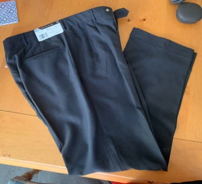 BRAND NEW NWT NICKLAUS GOLF DRESS PANTS BLACK MENS 36X32 OG PRICE $70 - Image 1 of 2