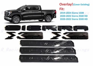 Overlay Gloss black X31 Off Road Sierra Elevation Emblem 2019-24 1500 2500HD3500 - Bild 1 von 7
