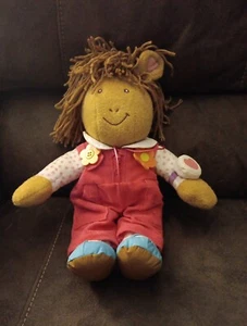 Playskool Arthur Dress Me D.W. 12" Plush Stuffed Doll 1996 Marc Brown PBS Pink - Picture 1 of 2