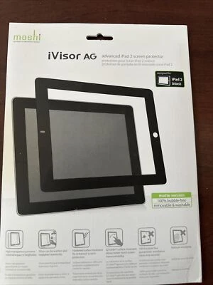 MOSHI iVISOR AG iPAD 2 SCREEN PROTECTOR MATTE ORACLE #74960 NEW SEALED PACKAGE - Image 1 of 2