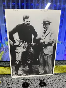 1925 Babe Ruth & Knute Rockne Vintage Baseball Football Foto Kodak REPRODUKTION - Bild 1 von 5