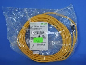Murr Elektronic 7000-40021-0140600 cable, 4 wires M12M-M12F, AWG22, 6m long, NEW - Picture 1 of 2