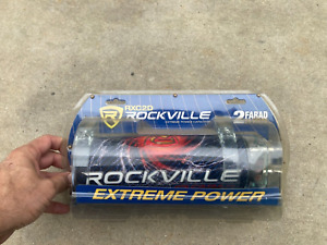 Rockville Rxc2D 2 Farad Stiffening Power Capacitor with Led Digital Volt Meter