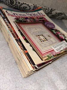 Revista Cross Stitch and Country Crafts 1987-1996 lote de 33 ediciones traseras vintage - Imagen 1 de 12