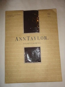 Vintage Ann Taylor Microfiber Opaque Pantyhose , Color Black , Size Small - Picture 1 of 2