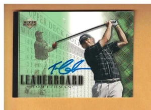 Tom Lehman Autographed 2001 UPPER DECK LEADERBOARD Golf CARD SIGNED - Picture 1 of 1