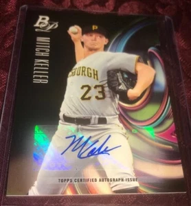 Mitch Keller 2018 Bowman Platinum Auto #TOP-12, Pittsburgh Pirates - Picture 1 of 2