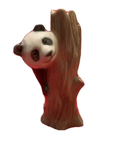 Royal Copenhagen Panda Playing Climbing Tree Trunk 664 Porcelain Figurine - Picture 1 of 7