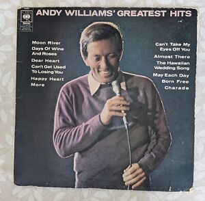 Andy Williams - Andy Williams' Greatest Hits - CBS63920 - 1970 - promo copy