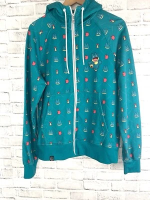 Sudadera con Capucha Pokémon Center Adulto Mujer M Cremallera Mediana Verde Multicolor Foto 1 de 4