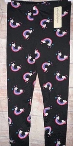 Bobbie Brooks little girls Small 6/6X rainbow print pants stretch leggings - Picture 1 of 2