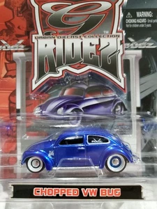 Maisto G Ridez Chopped VW Bug Blue VBugz 1:64 Scale - Picture 1 of 7