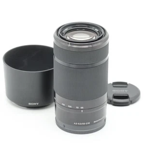 Sony E 55-210mm F/4.5-6.3 OSS Zoom Lens SEL55210 Black E Mount - Picture 1 of 10