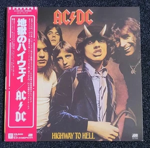 AC/DC JAPAN LP OBI JAPANESE HIGHWAY TO HELL ANGUS YOUNG BON SCOTT P-10719A - Picture 1 of 6
