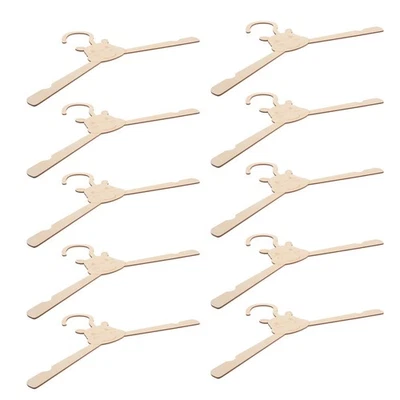  10 Stück Kleiderbügel aus Holz in Tierform, Nilpferd-Design, dekorativer - Bild 1 von 4