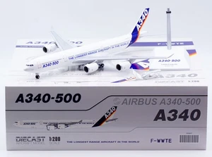 1:200 JC Wings Airbus A340-500 "House Color" F-WWTE Diecast Flugzeug Jet Modell - Bild 1 von 15