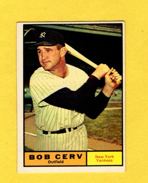 1961 Topps Bob Cerv #563 HI # New York Yankees NEAR MINT FREE SHIPPING - Image 1 of 3