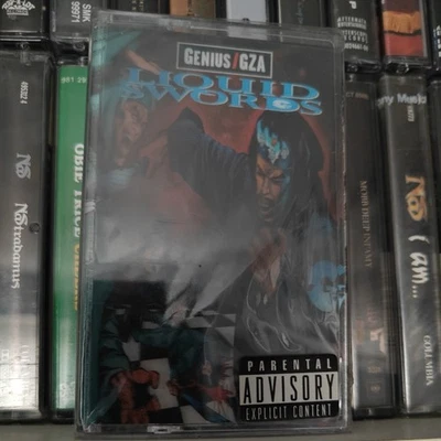 Genius GZA Liquid Sword FACTORY SEALED cassette album (Hologram) sleeve - Image 1 of 4