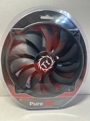 Thermaltake Pure 20 Computer Case Fan 200mm Black NEW - Image 1 of 2