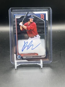 Brooks Brannon 2024 Bowman Chrome #CPA-BB Prospect Auto - Foto 1 di 2