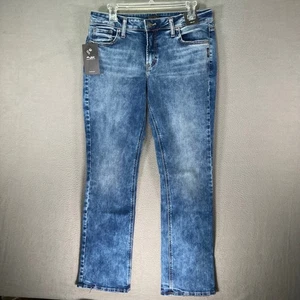 Silver Jeans Co Elyse Curvy Fit Mid Rise Slim Boot Cut Eco Friendly Jeans 30x31 - Bild 1 von 9