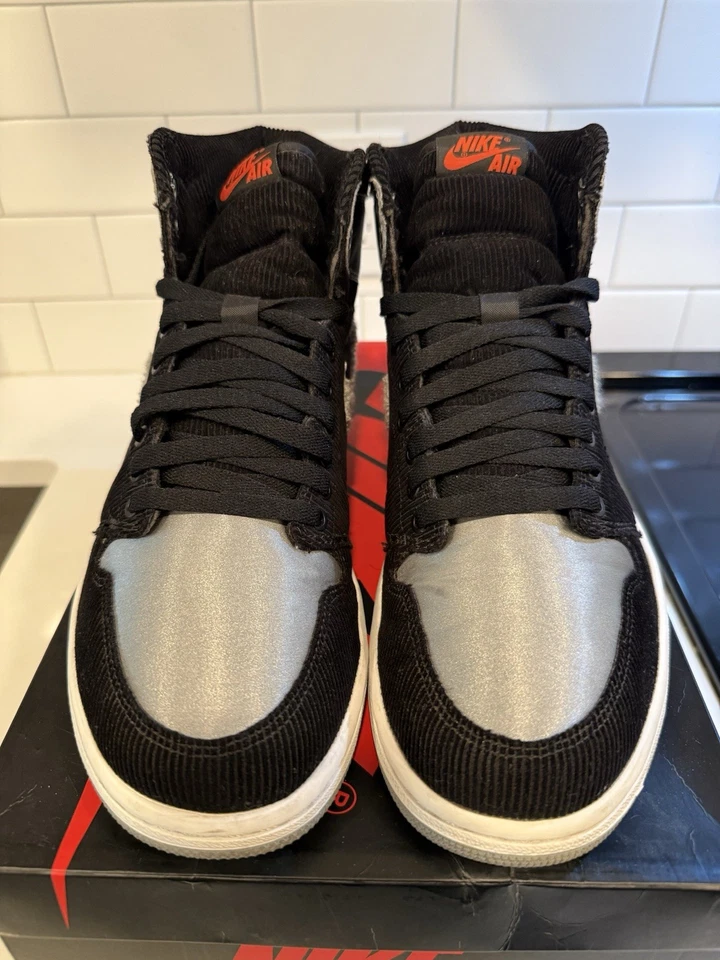 Talla 10.5 -Aleali May x Air Jordan 1 Retro OG High Satin Shadow Foto 1 de 4