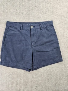 Old Navy Shorts Mens 33 Dark Navy Chino Flat Front Casual Walking Pockets - Picture 1 of 7