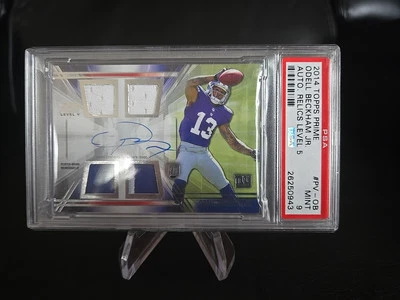 2014 Topps Prime Level Autograph Patch Relic #347 Odell Beckham - Image 1 of 2