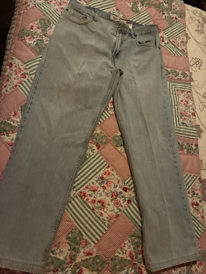 Vintage Levis 505 Jeans Mens 34x30 Light Wash Straight Leg Made in USA 90s - Image 1 of 4