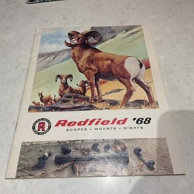 1968 Redfield Field Spotting Gun Scopes Sales Brochure Catalog Accessories - Image 1 of 4