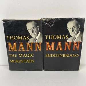 Thomas Mann - THE MAGIC MOUNTAIN & BUDDENBROOKS Lot- 1961/64 Knopf HC/DJ - Picture 1 of 15